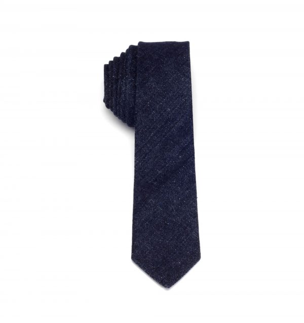 Costo Kieta necktie dark blue denim